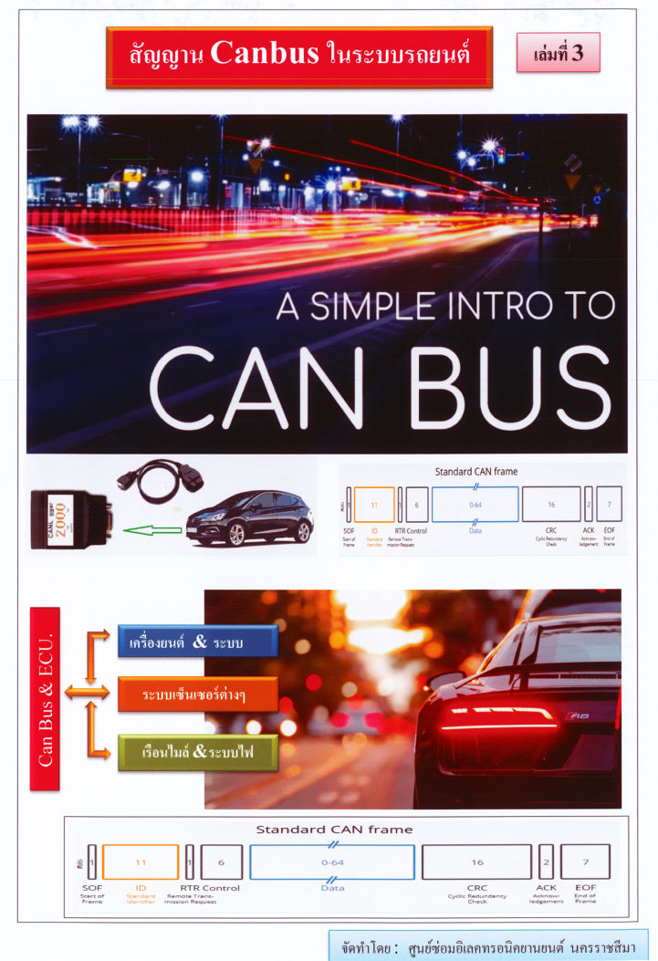 ปก สัญญาณ CAN Bus ในระบบรถยนต์ เล่มที่ 3