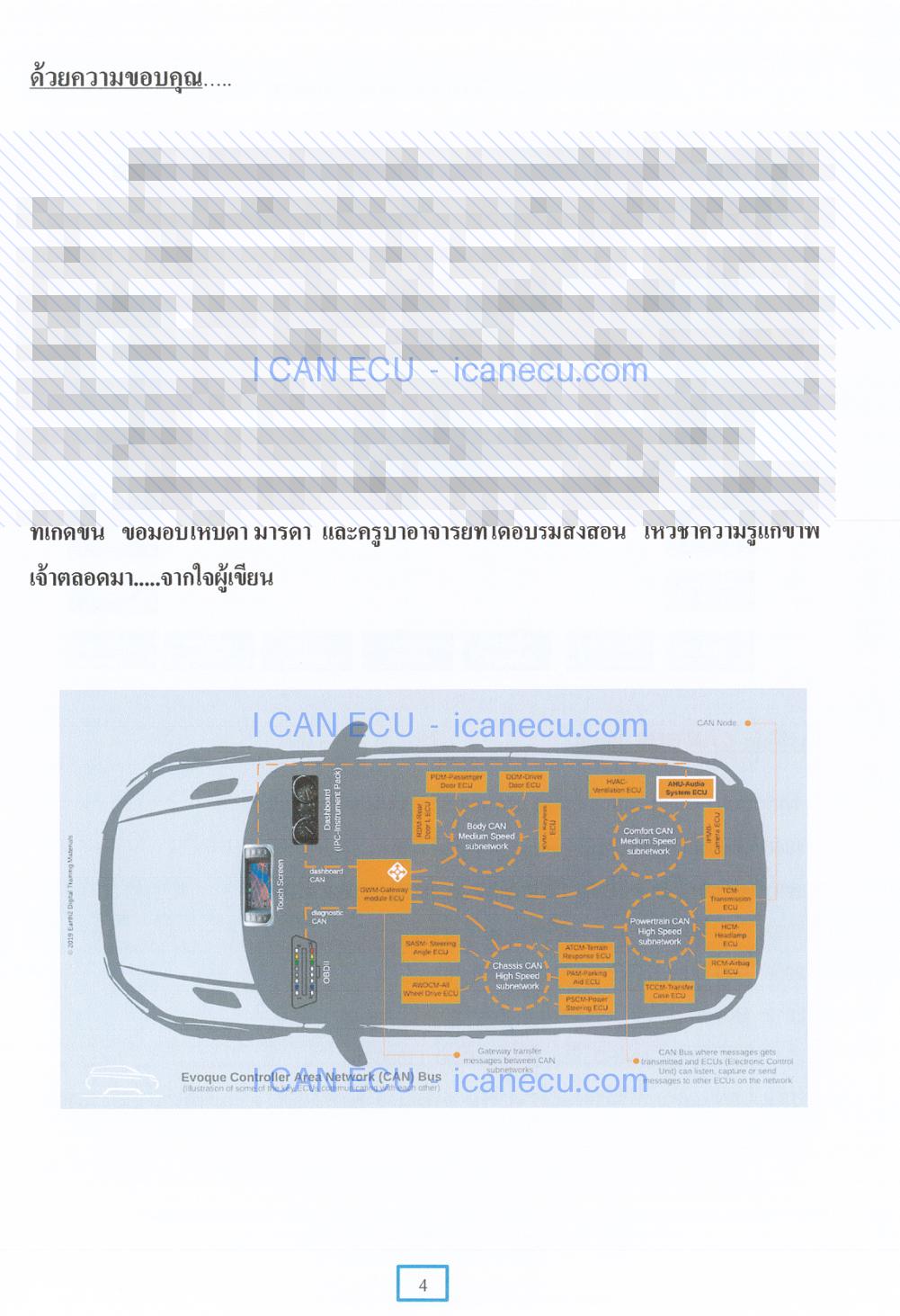 ตัวอย่างหน้า 3 จาก สัญญาน Canbus ในระบบรถยนต์ เล่มที่ 3