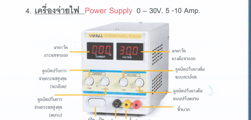 เครื่องจ่ายไฟสำหรับโต๊ะทำงาน
